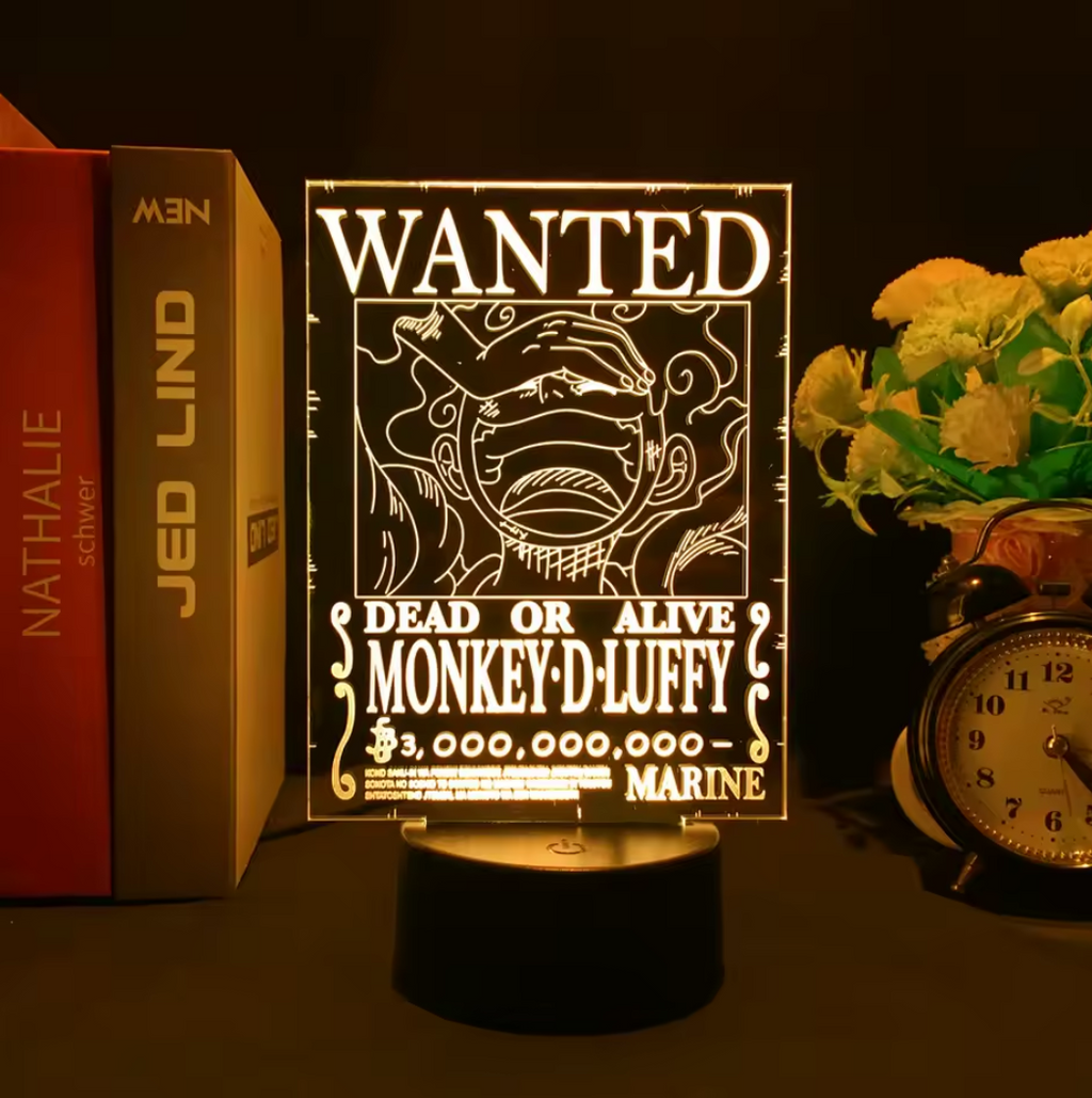 Monkey D. Luffy One Piece LED Lamp